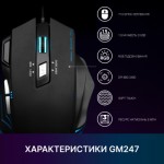 Огляд Мишка GamePro GM247 Storm USB Black (GM247): характеристики, відгуки, ціни.