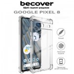 Огляд Чохол до мобільного телефона BeCover Anti-Shock Google Pixel 8 Clear (710597): характеристики, відгуки, ціни.