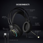 Огляд Навушники GamePro HS565 Nitro Black (HS565): характеристики, відгуки, ціни.