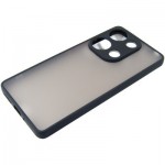 Огляд Чохол до мобільного телефона Dengos Matte Xiaomi Redmi Note 13 Pro 4G (black) (DG-TPU-MATT-141): характеристики, відгуки, ціни.