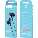 Огляд Навушники Denmen HF DR06 3.5mm 1.2 м Black (DE-DR06-BK): характеристики, відгуки, ціни.