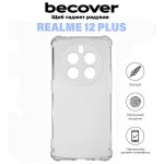Огляд Чохол до мобільного телефона BeCover Anti-Shock Realme 12 Plus Clear (711174): характеристики, відгуки, ціни.