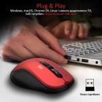 Огляд Мишка Promate Slider Wireless Red (slider.red): характеристики, відгуки, ціни.