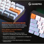 Огляд Клавіатура GamePro MK130R Hot-Swap Red Swich RGB USB UA Black (MK130R): характеристики, відгуки, ціни.