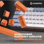 Огляд Клавіатура GamePro MK130R Hot-Swap Red Swich RGB USB UA Black (MK130R): характеристики, відгуки, ціни.