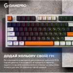 Огляд Клавіатура GamePro MK180W Hot-Swap Red Swich RGB USB UA White (MK180W): характеристики, відгуки, ціни.