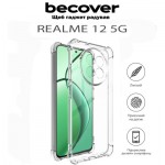 Огляд Чохол до мобільного телефона BeCover Anti-Shock Realme 12 5G Clear (711782): характеристики, відгуки, ціни.