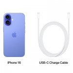Огляд Мобільний телефон Apple iPhone 16 128GB Ultramarine (MYEC3): характеристики, відгуки, ціни.