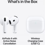 Огляд Навушники Apple AirPods 4 with Active Noise Cancellation (MXP93ZE/A): характеристики, відгуки, ціни.