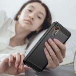 Огляд Чохол до мобільного телефона BeCover Carbon Series Samsung Galaxy Xcover7 Black (711892): характеристики, відгуки, ціни.