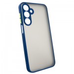 Огляд Чохол до мобільного телефона Dengos Matte Samsung Galaxy M35 5G Blue (DG-TPU-MATT-145): характеристики, відгуки, ціни.