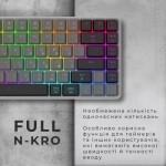 Огляд Клавіатура GamePro MK230R Red Swich Low Profile RGB Wireless/Bluetooth/USB Dark Gray (MK230R): характеристики, відгуки, ціни.