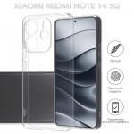Огляд Чохол до мобільного телефона BeCover Xiaomi Redmi Note 14 5G Transparancy (712758): характеристики, відгуки, ціни.