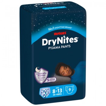 Підгузки Huggies DryNites для хлопчиків 8-13 років 9 шт (5029053527598)