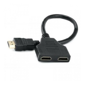 Огляд Перехідник HDMI M to 2 HDMI F 10 cm Atcom (10901): характеристики, відгуки, ціни.