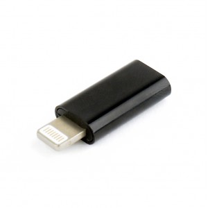 Огляд Перехідник USB Lightning (Type-C USB розетка) Cablexpert (A-USB-CF8PM-01): характеристики, відгуки, ціни.