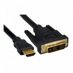 Огляд Кабель мультимедійний HDMI to DVI 18+1pin M, 0.5m Cablexpert (CC-HDMI-DVI-0.5M): характеристики, відгуки, ціни.