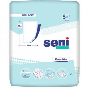 Пелюшки для малюків Seni Soft 90x60 см 5 шт (5900516690328)