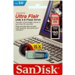 Огляд USB флеш накопичувач SanDisk 128GB Ultra Flair Blue USB 3.0 (SDCZ73-128G-G46B): характеристики, відгуки, ціни.