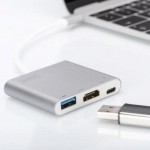 Огляд Перехідник Type-C to HDMI/USB 3.0/Type-C Digitus (DA-70838-1): характеристики, відгуки, ціни.