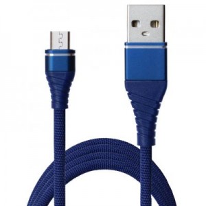 Огляд Дата кабель USB 2.0 AM to Micro 5P 1.2m 2A Blue Grand-X (NM012BL): характеристики, відгуки, ціни.
