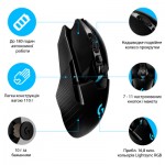 Огляд Мишка Logitech G903 Lightspeed HERO 16K sensor Black (910-005672): характеристики, відгуки, ціни.