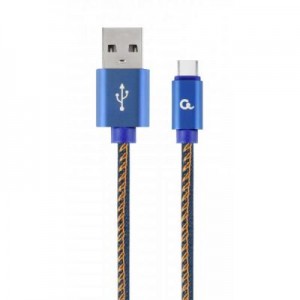 Огляд Дата кабель USB 2.0 AM to Type-C 1.0m Cablexpert (CC-USB2J-AMCM-1M-BL): характеристики, відгуки, ціни.