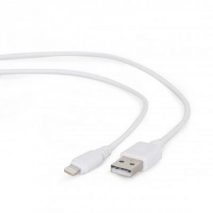 Огляд Дата кабель USB 2.0 AM to Lightning 2.0m Cablexpert (CC-USB2-AMLM-2M-W): характеристики, відгуки, ціни.