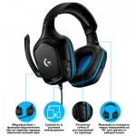 Огляд Навушники Logitech G432 7.1 Surround Sound Wired Gaming Headset (981-000770): характеристики, відгуки, ціни.