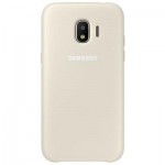 Огляд Чохол до мобільного телефона Samsung J2 (2018)/EF-PJ250CFEGRU - Dual Layer Cover (Gold) (EF-PJ250CFEGRU): характеристики, відгуки, ціни.