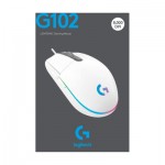 Огляд Мишка Logitech G102 Lightsync White (910-005824): характеристики, відгуки, ціни.