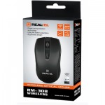 Огляд Мишка REAL-EL RM-308 Wireless Black: характеристики, відгуки, ціни.