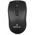 Огляд Мишка REAL-EL RM-308 Wireless Black: характеристики, відгуки, ціни.