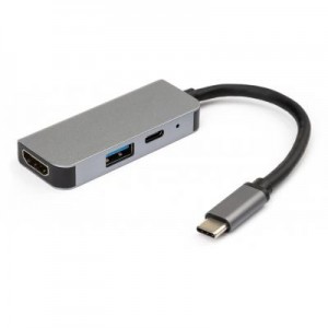 Огляд Концентратор Vinga Type-C to 4K HDMI+USB3.0+PD aluminium (VCPHTC3AL): характеристики, відгуки, ціни.