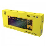 Огляд Клавіатура Hator Rockfall EVO TKL Kailh Optical Yellow (HTK-632): характеристики, відгуки, ціни.