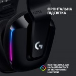 Огляд Навушники Logitech G733 Lightspeed Wireless RGB Gaming Headset Black (981-000864): характеристики, відгуки, ціни.