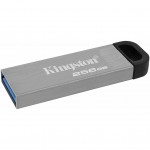 Огляд USB флеш накопичувач Kingston 256GB DT Kyson Silver/Black USB 3.2 (DTKN/256GB): характеристики, відгуки, ціни.