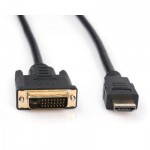 Огляд Кабель мультимедійний HDMI to DVI 24+1 3.0m Vinga (VCPHDMIDVI3): характеристики, відгуки, ціни.