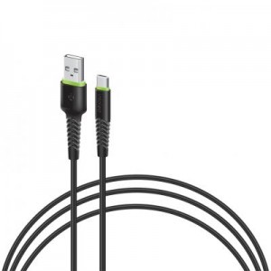Огляд Дата кабель USB 2.0 AM to Type-C 0.2m CBFLEXT0 black Intaleo (1283126487446): характеристики, відгуки, ціни.