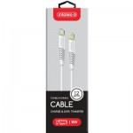 Огляд Дата кабель USB Type-C to Lightning 18W 1,2m CBFLEXTL1 white Intaleo (1283126504099): характеристики, відгуки, ціни.
