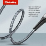 Огляд Дата кабель USB Type-C to Lightning 1.0m ColorWay (CW-CBPDCL033-GR): характеристики, відгуки, ціни.