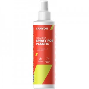 Огляд Спрей для очищення Canyon Plastic Cleaning Spray, 250ml (CNE-CCL22): характеристики, відгуки, ціни.