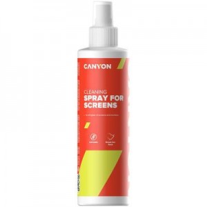 Огляд Спрей для очищення Canyon Screen Сleaning Spray, 250ml (CNE-CCL21): характеристики, відгуки, ціни.