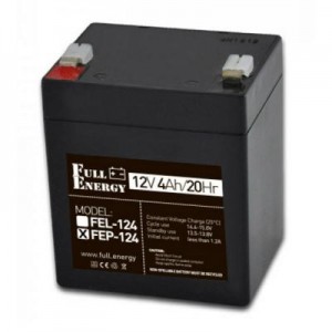 Огляд Батарея до ДБЖ Full Energy 12В 4Ач (FEP-124): характеристики, відгуки, ціни.