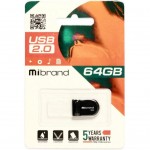 Огляд USB флеш накопичувач Mibrand 64GB Scorpio Black USB 2.0 (MI2.0/SC64M3B): характеристики, відгуки, ціни.