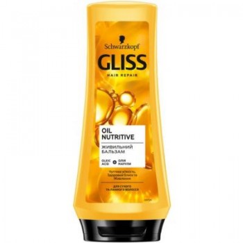 Кондиціонер для волосся Gliss Oil Nutritive для сухого та пошкодженого волосся 200 мл (9000100398534)