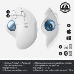 Огляд Мишка Logitech Ergo M575 Wireless Trackball Off-white (910-005870): характеристики, відгуки, ціни.