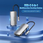 Огляд Концентратор Vention USB3.1 Type-C --> HDMI/VGA/USB 3.0/PD 100W Hub 4-in-1 (TOAHB): характеристики, відгуки, ціни.