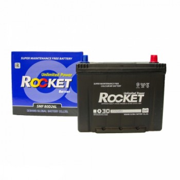 Автомобільний акумулятор ROCKET 70Ah (SMF 80D26L)