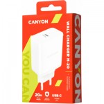 Огляд Зарядний пристрій Canyon PD WALL Charger 20W (CNE-CHA20W): характеристики, відгуки, ціни.